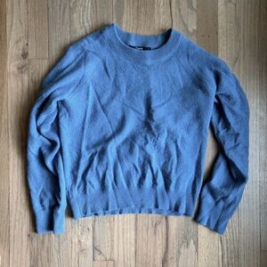 Quince 100% Cashmere Blue Sweater